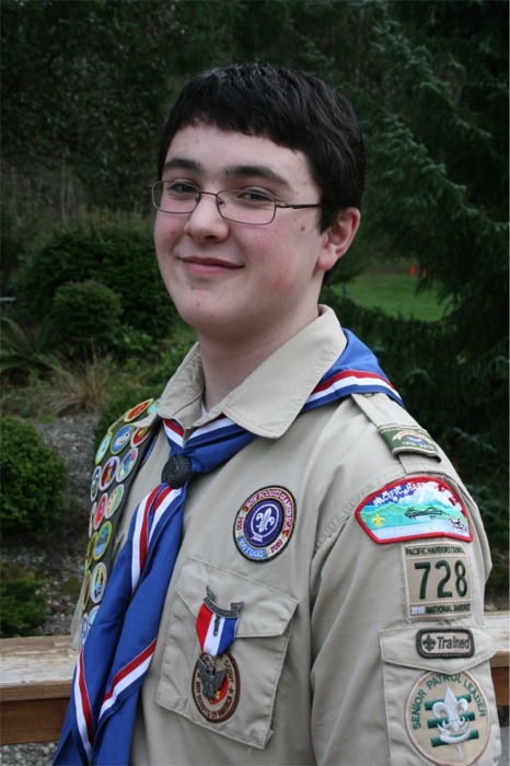 Eagle Scouts #1 Alex Ohlson and #2 Jesse Long