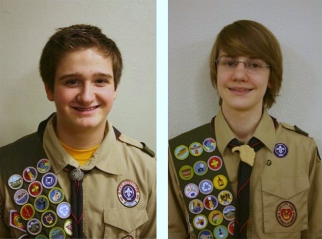 Read more: Eagle Scouts Max Reetz and Dallas Thornton