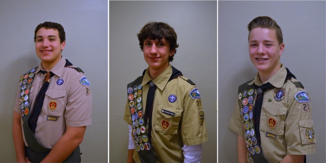 Read more: Eagle Scouts Brenden Rivera, Jackson Plymale and Everett Ruuska