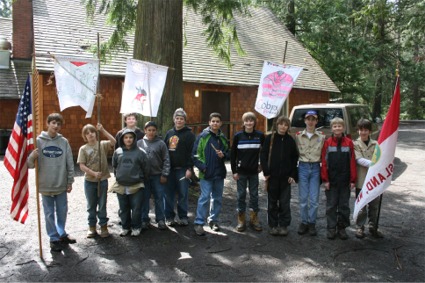 Troop 27 winter campout at Camp Ramblewood